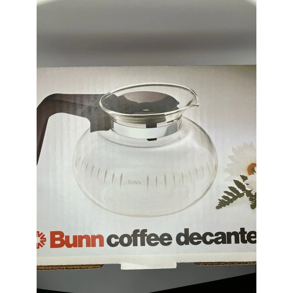 Bunn Coffee Decanter Easy Pour Glass Carafe Replacement New Pot‎ Carafe Vintage